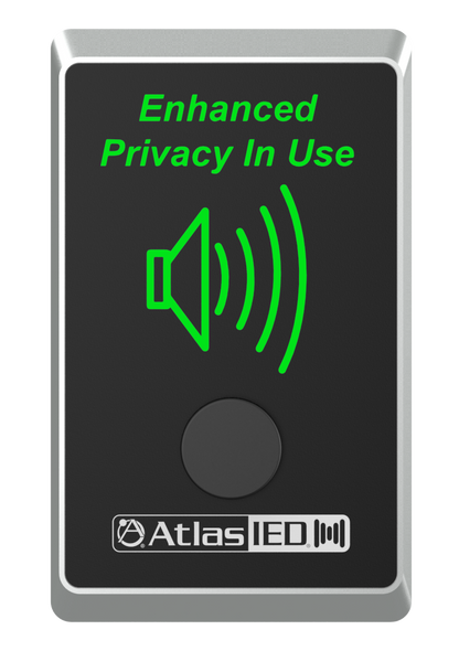 Atlas Z-SIGN Wireless Enhanced Sound Masking Activation Sign for Z2-B and Z4-B