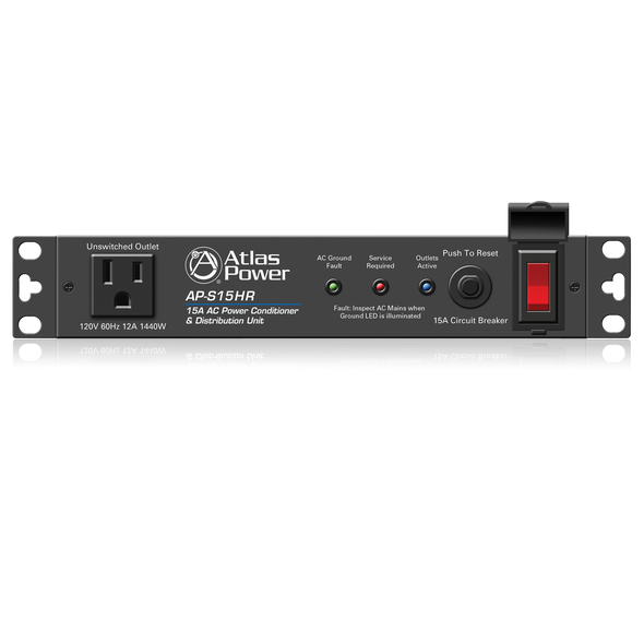 Atlas AP-S15HR 15A Half Width Rack Power Conditioner