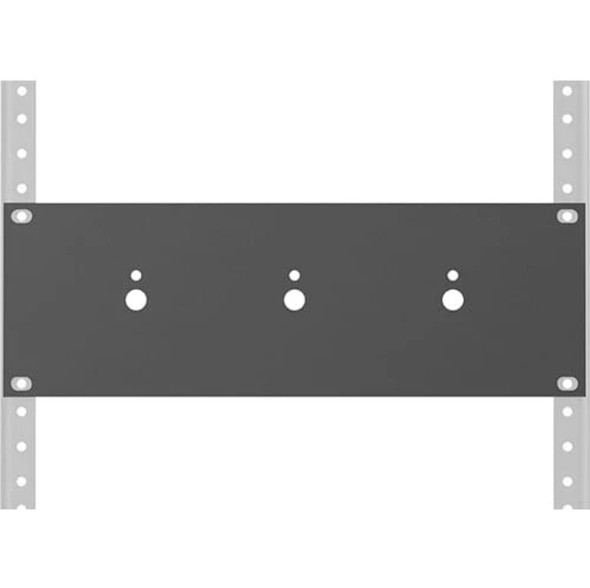 Atlas ATPLATE-HR Attenuator Rack Mounting Plate holds up to 3 attenuators in half width