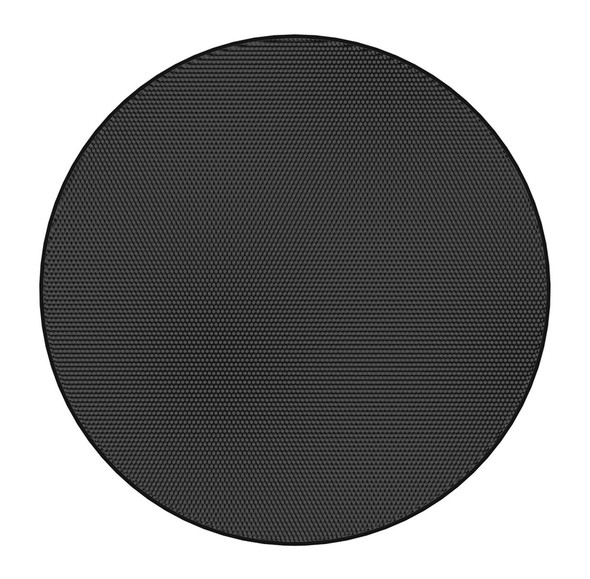 Atlas EGR63B Edgeless Black Round Grille for Use with FAP63T-W