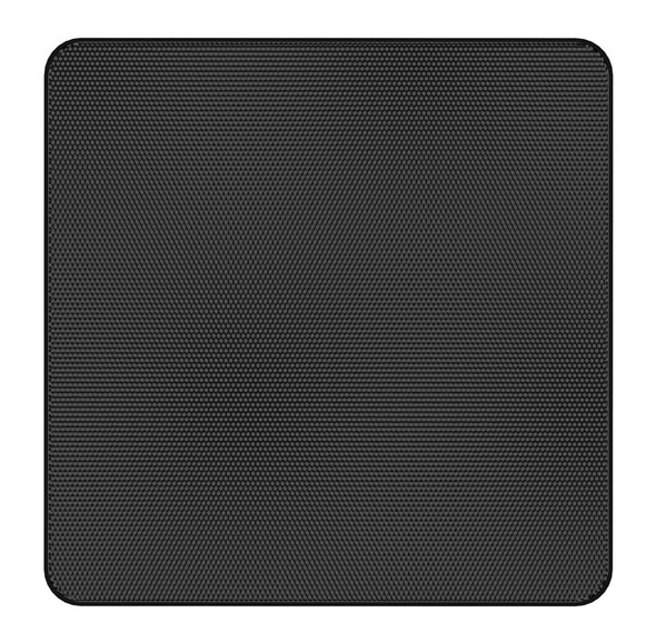 Atlas EGS63B Edgeless Black Square Grille for Use with FAP63T-W