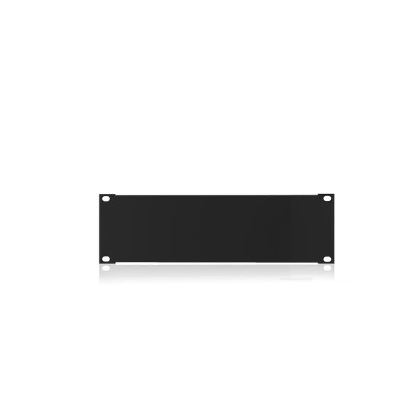 Atlas SPR2-HR 9.75 inch Blank 2 RU Recessed Half Width Rack Panel