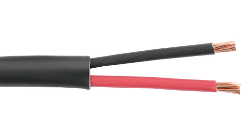 Liberty Cable 14-2C-P-BLK-RAN Black Commercial Grade General Purpose 14 AWG 2 Conductor Plenum Cable Reel