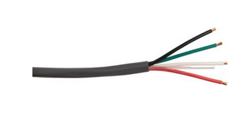 Liberty Cable 16-4C-GRY-RAN Grey Commercial Grade General Purpose 16 AWG 4 Conductor Cable Reel