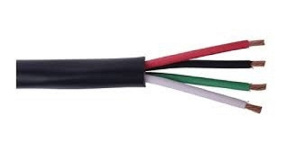 Liberty Cable 16-4C-P-BLK-500 500ft Black Commercial Grade General Purpose 16 AWG 4-Conductor Plenum Cable Reel