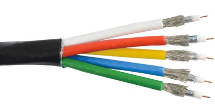 Liberty Cable 23-MINI-CMP-BLK-RAN Black Serial Digital Mini RG59 Dual Shield 4.5 GHz Plenum Coaxial Cable Reel