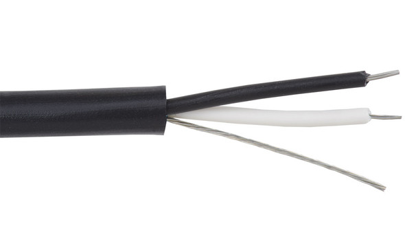 Liberty Cable 24-1P-DIG-AUD-BLK500 500ft Black ASE/EBU 110 Ohm Digital Audio 24 AWG 1 Pair Reel