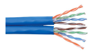 Liberty Cable 24-8P-L6-SIAM-BLU-RA Blue Category 6 U/UTP EN Series 23 AWG 4 Pair Unshielded Cable Reel