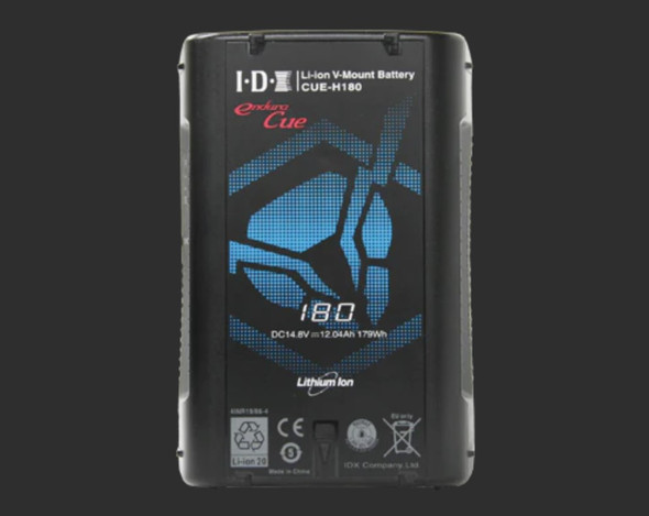 IDX CUE-H180 179Wh High-Load Li-Ion V-Mount Battery w 1x D-Tap