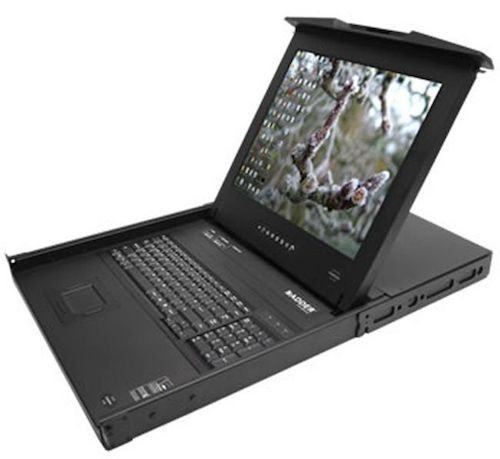 Adder RD1716QIPUS AdderView RackDrawer 17" Screen, Integrated 16 port CatX5000IP KVM Switch USA Keyboard