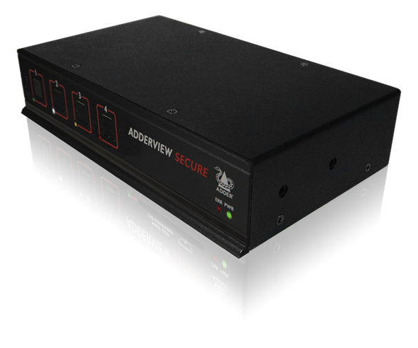 Adder AVSD1002-US Secure KVM Switch with USB, DVI 2 Port EAL4+ and EAL2+ Accredited