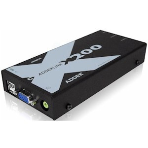 Adder X200A-USB/P-US X200A USB receiver + audio, CATX-USBA module IEC PSU & US lead