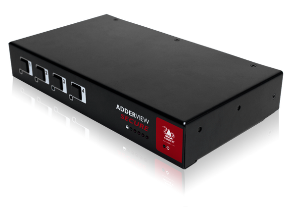 Adder AVSV1002-US Secure KVM Switch with USB, VGA 2 Port EAL4+, EAL2+ Accredited & Tempest qualified design
