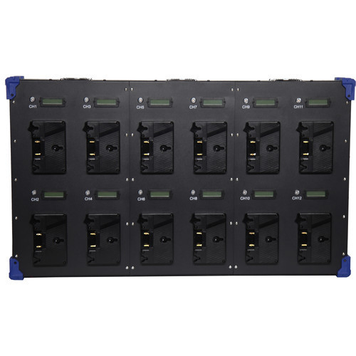 FXLion PL-Q4A12 12 Bay Gold Mount Wall Charger