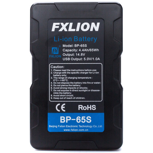 FXLion BP-65S Black Series BP-65S 65Wh 14.8V Battery (V-Mount)