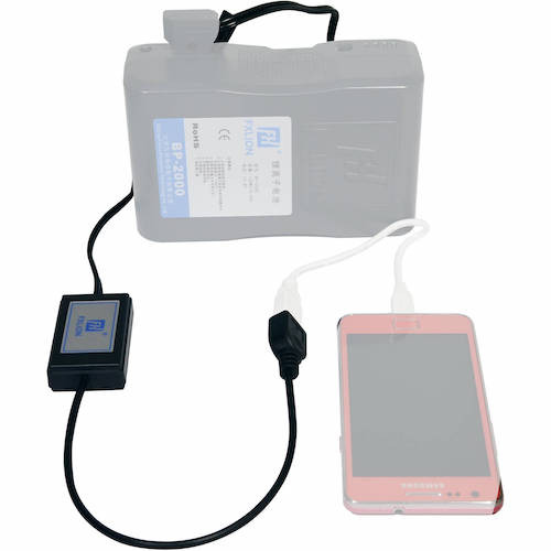 FXLion FX-B01-USB01 Male D-Tap to USB Battery Output Adapter Cable