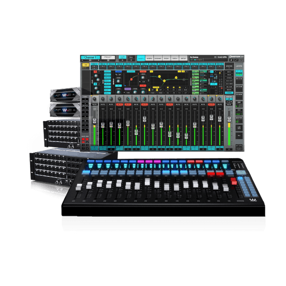 Waves CMBLVDSP64R1 eMotion LV1 + FIT Controller + Extreme Server-C + 64-Preamp Stagebox