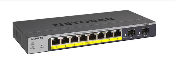 Waves USW379-40SG-289 NETGEAR GS110TP v3 10-Port Switch