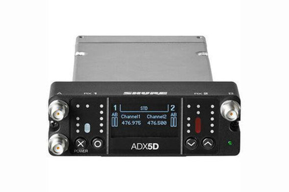 Shure ADX5D-A Digital Wireless Microphone Receiver (470-636MHz)