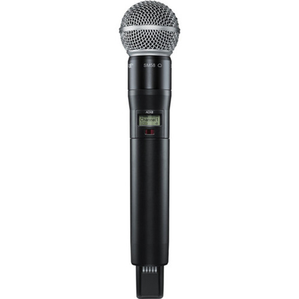 Shure ADX2/SM58-G57 Digital Handheld Wireless Microphone Transmitter with SM58 Capsule (G57: 470 to 616 MHz)