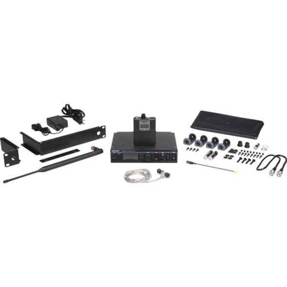 Shure P9TRA+425CL-H21 Wireless Personal Monitor System with SE425-CL Earphones (Clear, H21: 542 to 578 MHz)