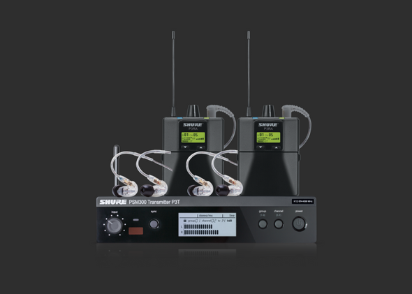 Shure P3TRA215TWP-G20 PSM300 Twin Pack Pro G20 488-512 MHz