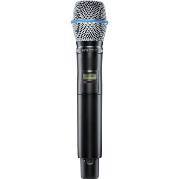 Shure AD2/B87C-X55 Digital Handheld Wireless Microphone Transmitter with Beta 87C Capsule