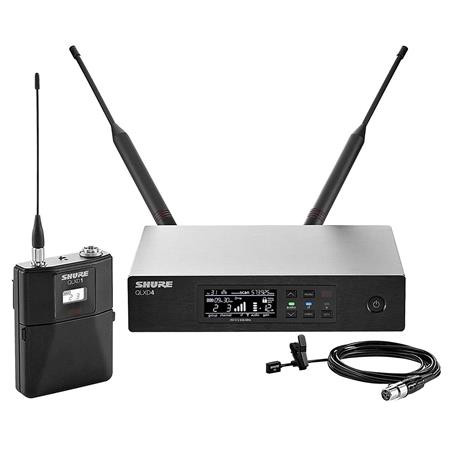 Shure QLXD14/93-J50A Lavalier Wireless Microphone System, Includes QLXD4 Receiver