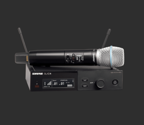 Shure SLXD24/B87A-J52 Wireless Handheld Microphone Transmitter with Beta 87A Capsule