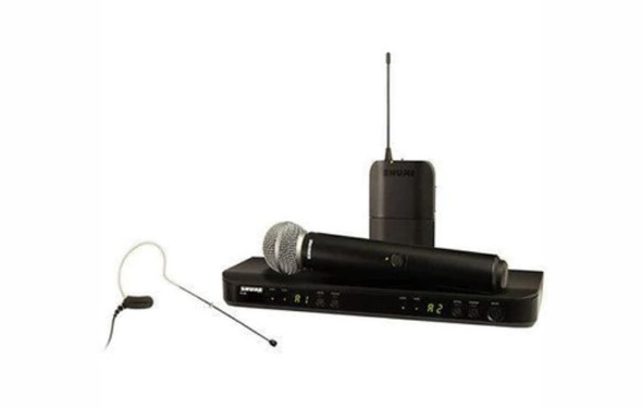 Shure BLX1288/MX153-H9 BLX1288 Combo With MX153 and SM58