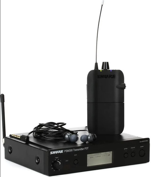 Shure P3TR112GR-G20 PSM300 Wireless System With SE112-GR Earphones