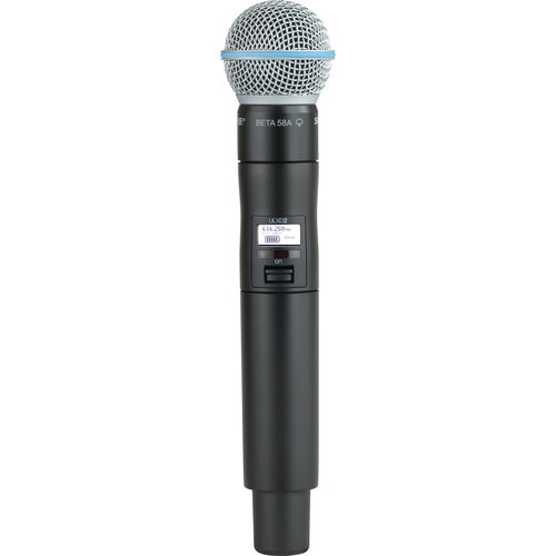 Shure ULXD2/B58-V50 VHF Handheld Transmitter with Beta 58A Microphone Capsule (V50)
