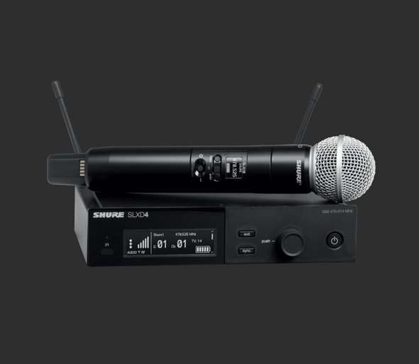 Shure SLXD24/SM58-H55 Wireless Handheld Microphone System with SM58 Capsule