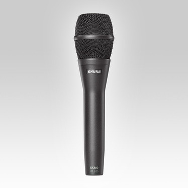 Shure KSM9/CG Dual Pattern (Cardiod/Supercardiod) Condenser Handheld Vocal Microphone (Charcoal)