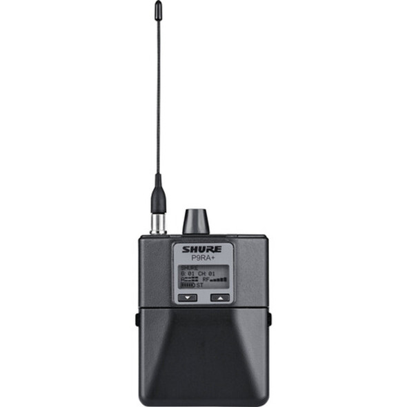 Shure P9RA+-H21 Wireless Bodypack Receiver for PSM 900 In-Ear Personal Monitoring System (H21: 542 to 578 MHz)