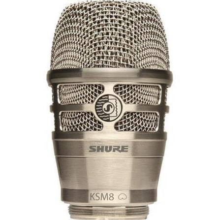 Shure RPW170 KSM8 Capsule in Brushed Nickel for Shure Wireless Handheld Transmitters