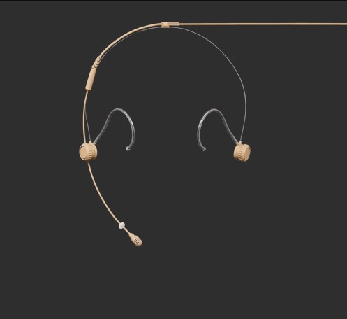 Shure TH53T/O-NC TwinPlex Subminiature Headworn Omnidirectional Microphone