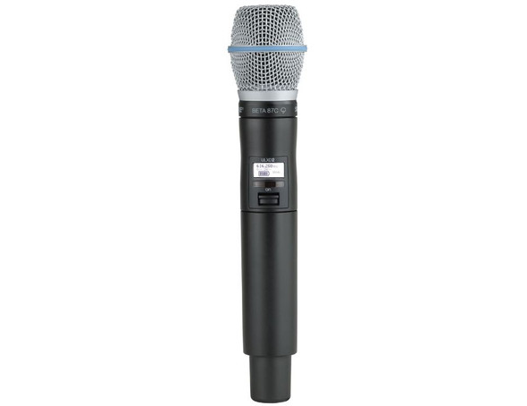 Shure QLXD2/B87A-H50 Handheld Transmitter with Beta87A Microphone