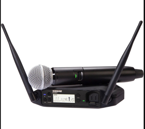 Shure GLXD24+/SM58-Z3 Dual-Band Digital Wireless Microphone System w/ SM58