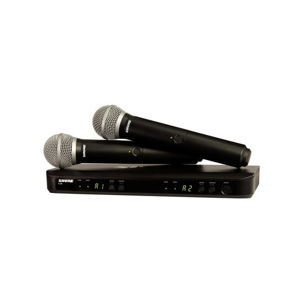 Shure BLX288/PG58-H11 Shure Wireless Dual Vocal System with two PG58 Handheld Transmitters