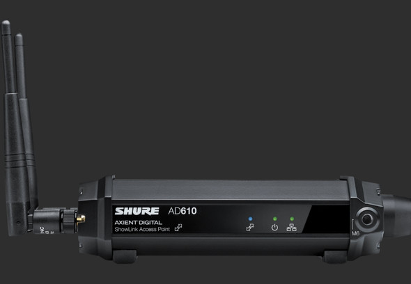 Shure AD610 ShowLink Access Point for Axient Wireless Systems - No Power Supply