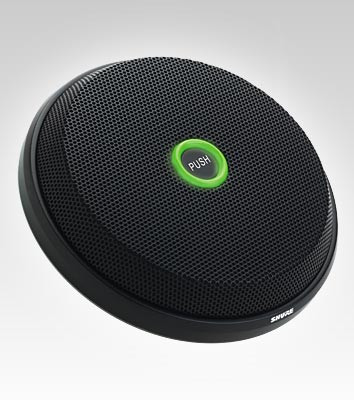 Shure MX396/C-DUAL Dual-Element 0-180 degree, Back or Bottom Exit Cable, Mute Output, LED Input, requires two mixer channels