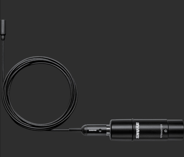 Shure TL48B/O-XLR-A Subminiature Lavalier Microphone with Accessories - XLR Preamp