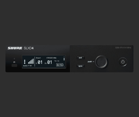 Shure SLXD4-H55 Digital Wireless Receiver