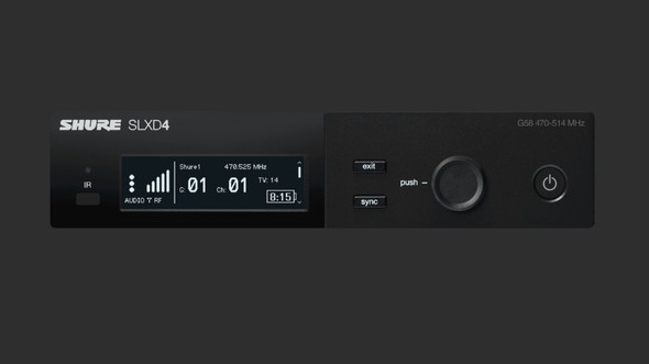Shure SLXD4-J52 Digital Wireless Receiver