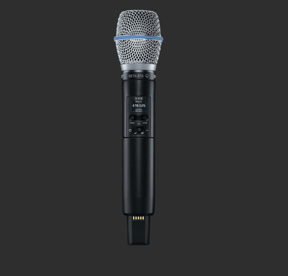 Shure SLXD2/B87A-G58 Wireless Handheld Microphone Transmitter with Beta 87A Capsule
