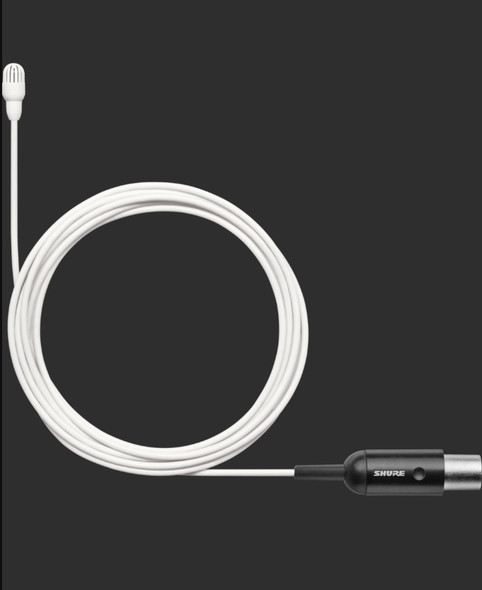 Shure TL46W/O-MTQG TwinPlex Omnidirectional Subminiature Lavalier Microphone - High Sensitivity