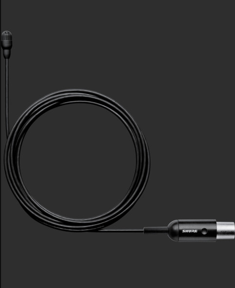 Shure TL46B/O-MTQG TwinPlex Omnidirectional Subminiature Lavalier Microphone - High Sensitivity