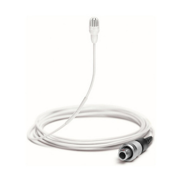 Shure TL45W/O-LEMO TwinPlex Omnidirectional Subminiature Lavalier Microphone, White with LEMO Connector
