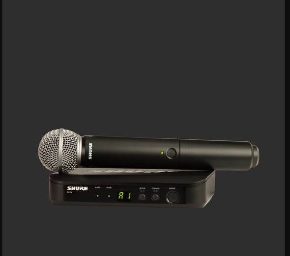 Shure BLX24/SM58-H11 BLX Series Single-Channel Wireless Microphone System with SM58 Handheld H11 (572 - 596 MHz)